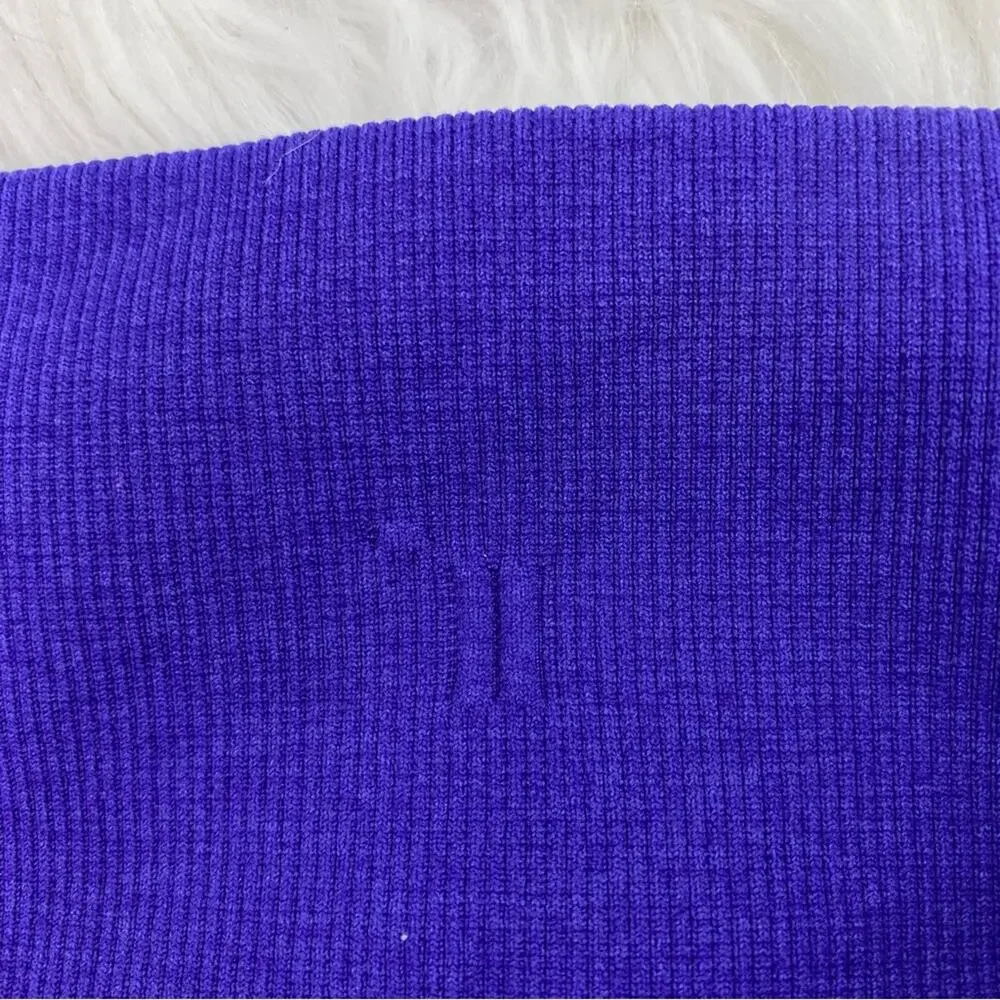 Lululemon In The Flow Crop II‎ Heathered Bruised Berry Purple Size 6 Yoga